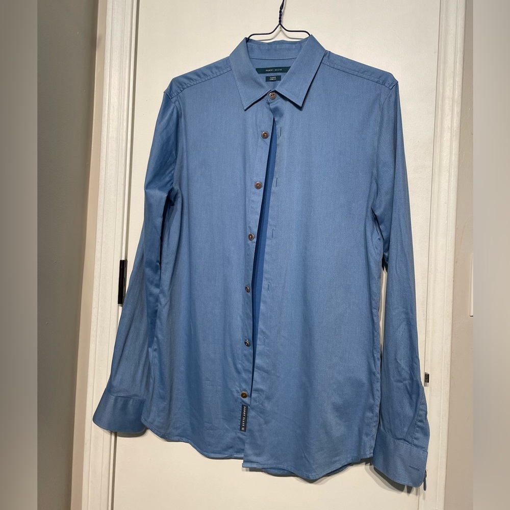 Perry Ellis cuffed long sleeve